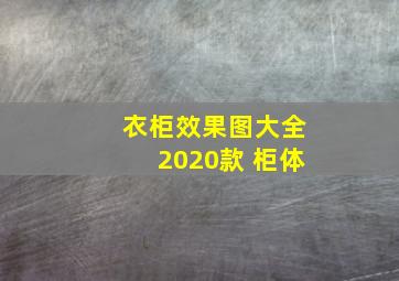 衣柜效果图大全2020款 柜体